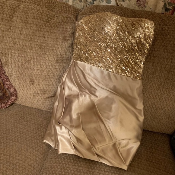Gold Sequin Dress - Picture 3 of 3